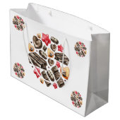 Choco Snoep voor feesten Groot Cadeauzakje (Achterkant Gekanteld)