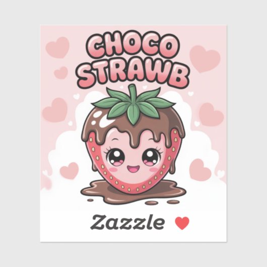 CHOCO STRAWB STICKER (Vel)