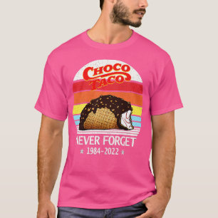 Choco Taco vergeet nooit Retro Style Funny Premium T-shirt
