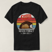 Choco Taco vergeet nooit Retro Style FunnyT-Shirt T-shirt (Design voorkant)