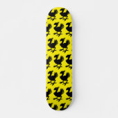 Chocobo Silhouette Skateboard (Voorkant)