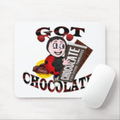 Chocofolic Ladybug - "Heb chocolade?" Design Muismat (Met muis)