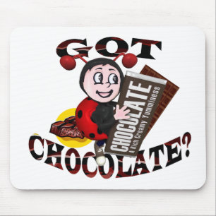 Chocofolic Ladybug - "Heb chocolade?" Design Muismat