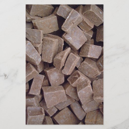 chocoholehoofdpapier briefpapier (Voorkant)