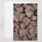 chocoholehoofdpapier briefpapier (Voorkant / Achterkant)