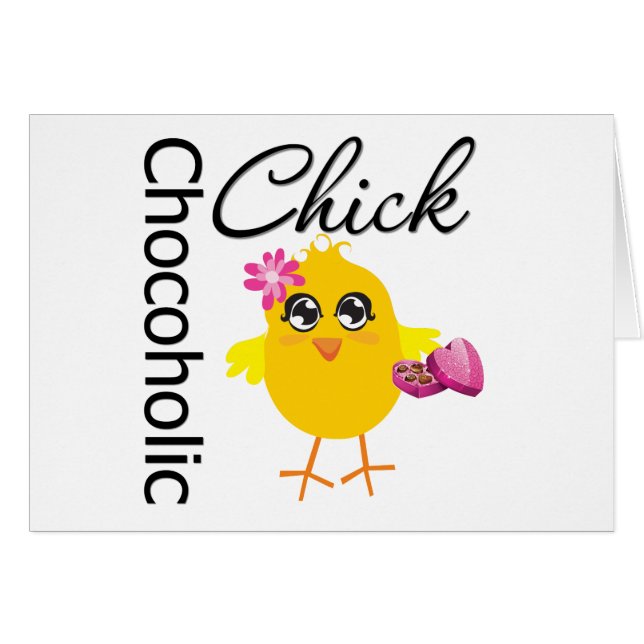 Chocoholic Chick (Voorkant Horizontaal)