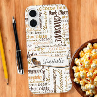 Chocoholic Meertalige Woordcollage Typografie