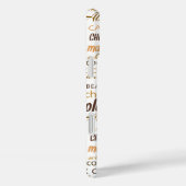 Chocoholic meertalige Word Collage Typografie Case-Mate iPhone Case (Achterkant / Rechts)