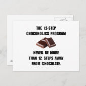 Chocoholica Briefkaart (Voorkant / Achterkant)