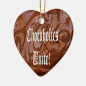 Chocoholica verenigd Ornament van het hart (Links)
