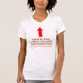 Chocoholische chocolade liefhebber Grappig T-shirt (Voorkant)