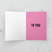 CHOCOLAAT CUPCAKE BIRTHDAY KAART (Binnen)