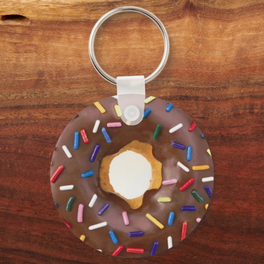 CHOCOLAAT DONUT SLEUTELHANGER (Voorkant)