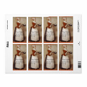 CHOCOLAAT FONDUE DINNER PARTY ETIKET (Full Sheet)