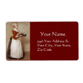 CHOCOLAAT FONDUE DINNER PARTY ETIKET (Voorkant)