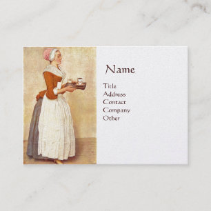 CHOCOLAAT FONDUE DINNER PARTY Gold Metallic Visitekaartje