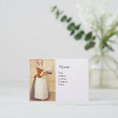 CHOCOLAAT FONDUE DINNER PARTY Gold Metallic Visitekaartje (Staand voorkant)