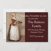 CHOCOLAAT FONDUE DINNER PARTY KAART (Achterkant)