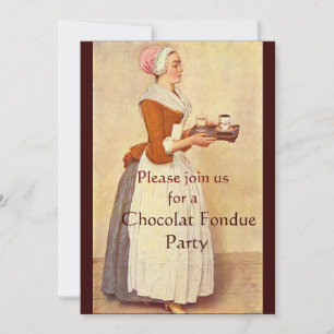 CHOCOLAAT FONDUE DINNER PARTY KAART