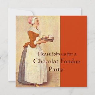 CHOCOLAAT FONDUE DINNER PARTY KAART