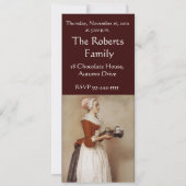 CHOCOLAAT FONDUE DINNER PARTY KAART (Achterkant)