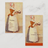 CHOCOLAAT FONDUE DINNER PARTY VISITEKAARTJE (Voorkant / Achterkant)