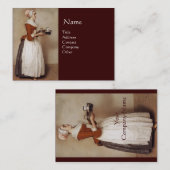 CHOCOLAAT FONDUE DINNER PARTY VISITEKAARTJE (Voorkant / Achterkant)