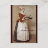 CHOCOLAAT FONDUE DINNER PARTY VISITEKAARTJE (Achterkant)