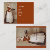 CHOCOLAAT FONDUE DINNER PARTY VISITEKAARTJE (Voorkant / Achterkant)