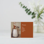 CHOCOLAAT FONDUE DINNER PARTY VISITEKAARTJE (Staand voorkant)