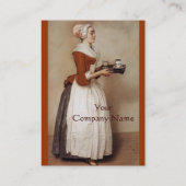 CHOCOLAAT FONDUE DINNER PARTY VISITEKAARTJE (Achterkant)