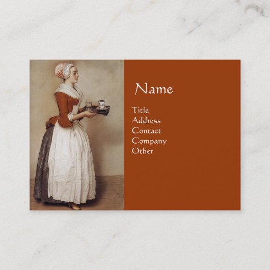 CHOCOLAAT FONDUE DINNER PARTY VISITEKAARTJE (Voorkant)