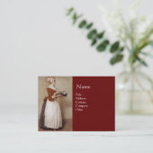 CHOCOLAAT FONDUE DINNER PARTY VISITEKAARTJE (Staand voorkant)