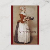 CHOCOLAAT FONDUE DINNER PARTY VISITEKAARTJE (Achterkant)