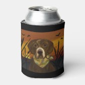 CHOCOLAAT LABRADOR RETRIEVER BLIKJESKOELER (Blikje Voorkant)