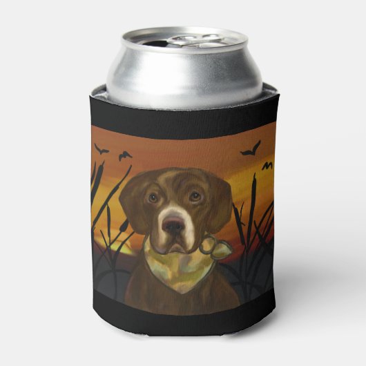 CHOCOLAAT LABRADOR RETRIEVER BLIKJESKOELER (Blikje Voorkant)