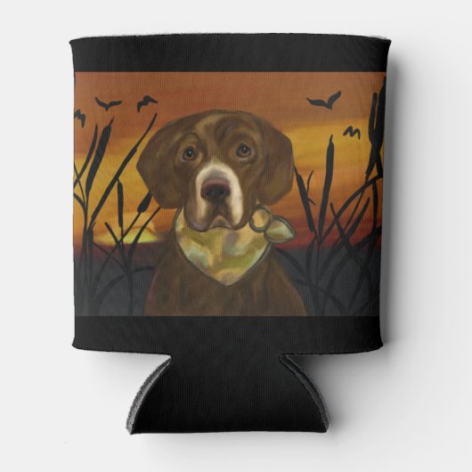 CHOCOLAAT LABRADOR RETRIEVER BLIKJESKOELER (Voorkant)