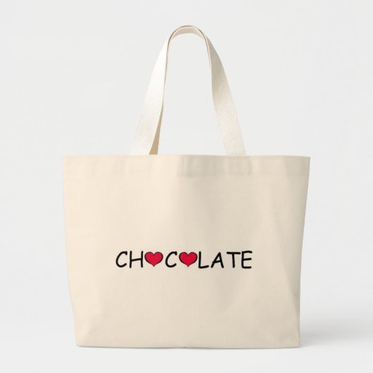 CHOCOLAAT LOS GROTE TOTE BAG (Voorkant)