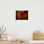 CHOCOLAAT PERSIAN CAT-POSTER POSTER (Keuken)
