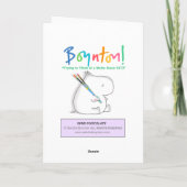 CHOCOLAAT VERZENDEN KAART (Achterkant)