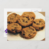 CHOCOLAATE CHIP COOKIES BRIEFKAART (Voorkant / Achterkant)