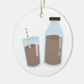 Chocolaatmelk Keramisch Ornament (Links)