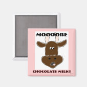 Chocolaatmelk Magneet (Voorkant / Achterkant)
