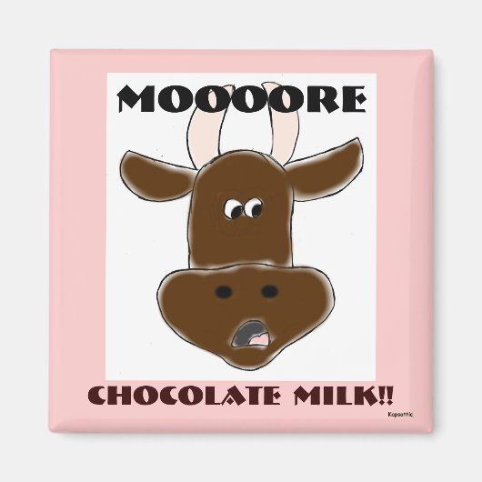 Chocolaatmelk Magneet (Voorkant)