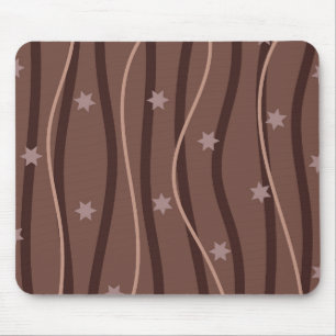 Chocolaatsterren en gestreepte patronen muismat