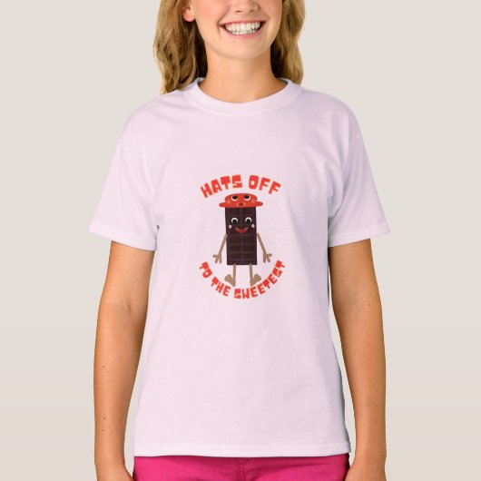 Chocoladag ontwerp t-shirt (Voorkant)