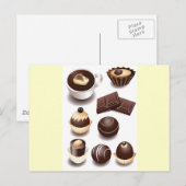 Chocolade2 Briefkaart (Voorkant / Achterkant)