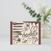 Chocolade3 Briefkaart (Staand voorkant)