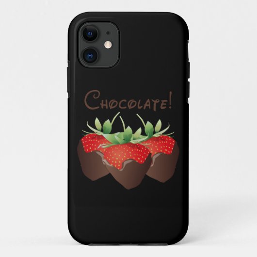 Chocolade-aardbei Case-Mate iPhone Case (Achterkant)