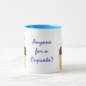 Chocolade aardbei Cupcake Ringer Mok (Midden)